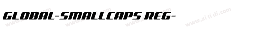 Global-SmallCaps Reg字体转换